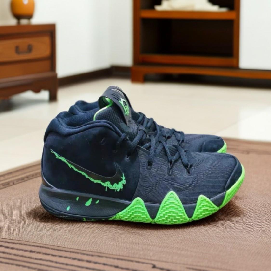 🎃🏀 欧文4,万黑绿的配色,仿佛从黑夜中走出的幽灵。